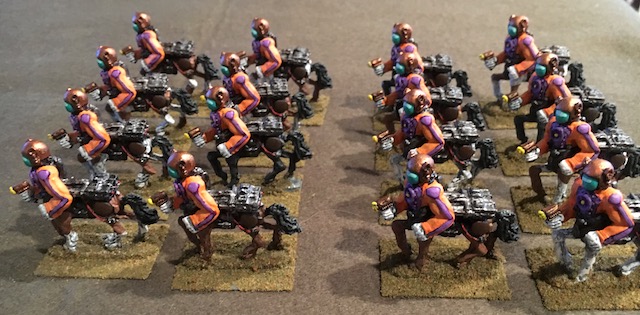Two squads of space centaurs